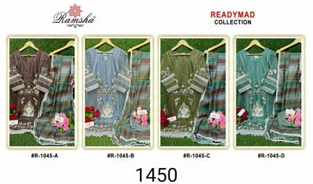 R 1045 nx Pakistani Readymade Suits Catalog